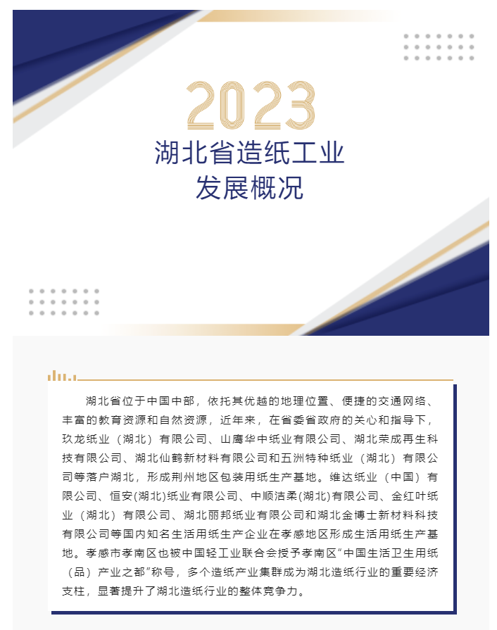 2023 Overview of Hubei Paper Industry Development