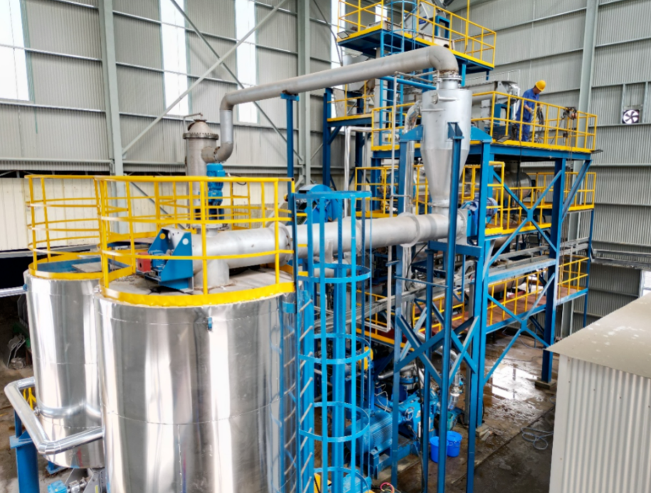 安阳机械中试试验室化学制浆段全线贯通