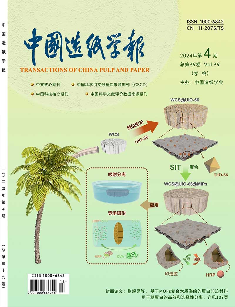 《中国造纸学报》2024年第4期 “科学家专栏——中国科学技术协会青年人才托举工程”专题