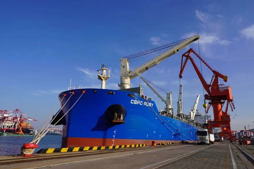 全球最大纸浆进口港再展“中国效率”