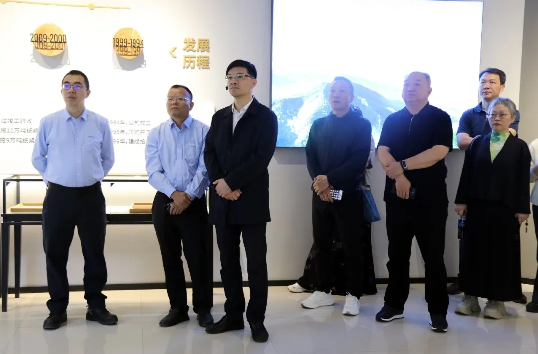 上海市黄浦区代表团到云投林纸考察交流